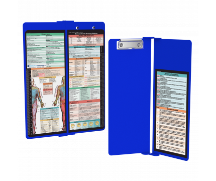 WhiteCoat Clipboard® Vertical - Blue Occupational Therapy Edition