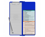 WhiteCoat Clipboard® Vertical - Blue Occupational Therapy Edition