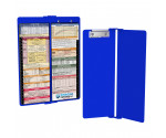 WhiteCoat Clipboard® Vertical - Blue Pediatric Edition