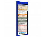 WhiteCoat Clipboard® Vertical - Blue Pediatric Edition