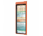 WhiteCoat Clipboard® Vertical - Coral Medical Edition