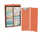 WhiteCoat Clipboard® Vertical - Coral Medical Edition