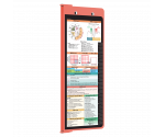 WhiteCoat Clipboard® Vertical - Coral Medical Edition
