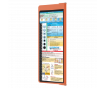 WhiteCoat Clipboard® Vertical - Coral Nursing Edition