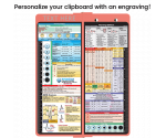 WhiteCoat Clipboard® Vertical - Coral Nursing Edition