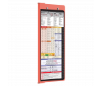WhiteCoat Clipboard® Vertical - Coral Nursing Edition