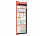 WhiteCoat Clipboard® Vertical - Coral Occupational Therapy Edition