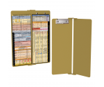 WhiteCoat Clipboard® Vertical - Tactical Brown Anesthesia Edition