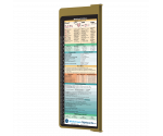 WhiteCoat Clipboard® Vertical - Tactical Brown Medical Edition