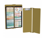WhiteCoat Clipboard® Vertical - Tactical Brown Medical Edition