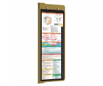 WhiteCoat Clipboard® Vertical - Tactical Brown Medical Edition