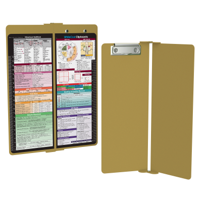 WhiteCoat Clipboard® Vertical - Tactical Brown Medical Edition