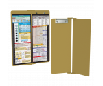 WhiteCoat Clipboard® Vertical - Tactical Brown Nursing Edition