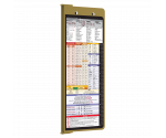 WhiteCoat Clipboard® Vertical - Tactical Brown Nursing Edition