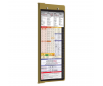 WhiteCoat Clipboard® Vertical - Tactical Brown Nursing Edition