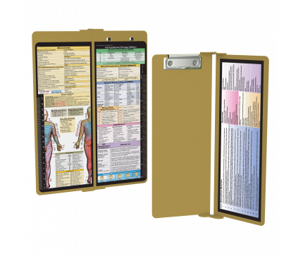 WhiteCoat Clipboard® Vertical - Tactical Brown Occupational Therapy Edition