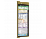WhiteCoat Clipboard® Vertical - Tactical Brown Occupational Therapy Edition