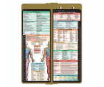 WhiteCoat Clipboard® Vertical - Tactical Brown Occupational Therapy Edition
