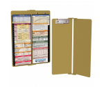WhiteCoat Clipboard® Vertical - Tactical Brown Pediatric Edition