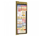 WhiteCoat Clipboard® Vertical - Tactical Brown Primary Care Edition