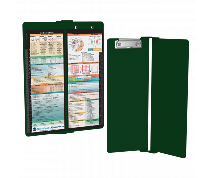 WhiteCoat Clipboard® Vertical - Green Medical Edition