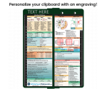 WhiteCoat Clipboard® Vertical - Green Medical Edition