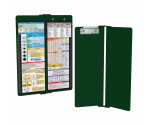 WhiteCoat Clipboard® Vertical - Green Nursing Edition