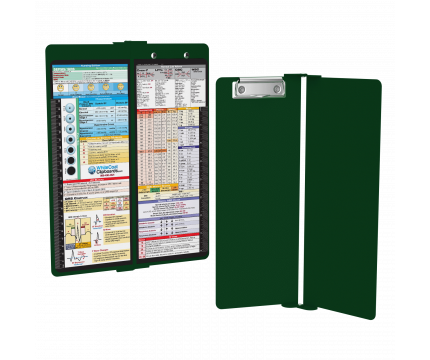 WhiteCoat Clipboard® Vertical - Green Nursing Edition