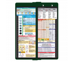 WhiteCoat Clipboard® Vertical - Green Nursing Edition