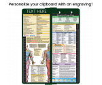 WhiteCoat Clipboard® Vertical - Green Occupational Therapy Edition