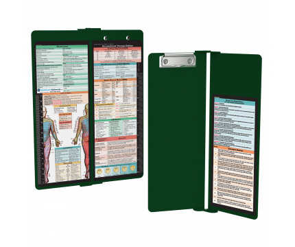 WhiteCoat Clipboard® Vertical - Green Occupational Therapy Edition