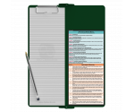 WhiteCoat Clipboard® Vertical - Green Occupational Therapy Edition