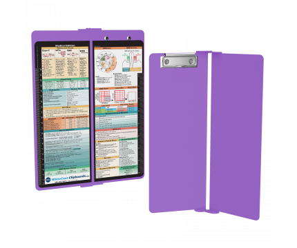 WhiteCoat Clipboard® Vertical - Lilac Medical Edition