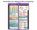 WhiteCoat Clipboard® Vertical - Lilac Medical Edition