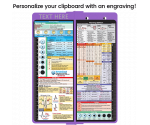 WhiteCoat Clipboard® Vertical - Lilac Nursing Edition
