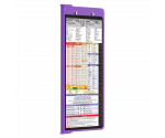 WhiteCoat Clipboard® Vertical - Lilac Nursing Edition