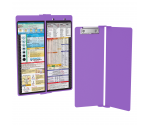 WhiteCoat Clipboard® Vertical - Lilac Nursing Edition