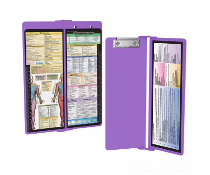 WhiteCoat Clipboard® Vertical - Lilac Occupational Therapy Edition