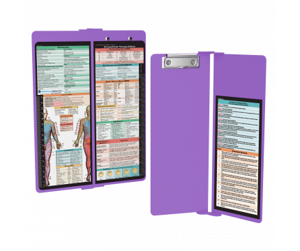 WhiteCoat Clipboard® Vertical - Lilac Occupational Therapy Edition