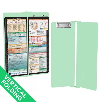 WhiteCoat Clipboard® Vertical - Mint Medical Edition