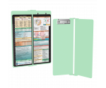 WhiteCoat Clipboard® Vertical - Mint Medical Edition