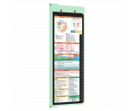 WhiteCoat Clipboard® Vertical - Mint Medical Edition