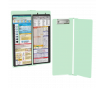 WhiteCoat Clipboard® Vertical - Mint Nursing Edition