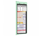 WhiteCoat Clipboard® Vertical - Mint Nursing Edition