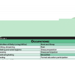 WhiteCoat Clipboard® Vertical - Mint Occupational Therapy Edition