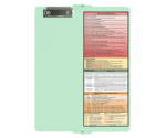 WhiteCoat Clipboard® Vertical - Mint Physical Therapy Edition