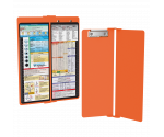 WhiteCoat Clipboard® Vertical - Orange Nursing Edition