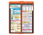 WhiteCoat Clipboard® Vertical - Orange Nursing Edition