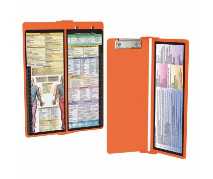 WhiteCoat Clipboard® Vertical - Orange Occupational Therapy Edition