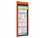 WhiteCoat Clipboard® Vertical - Orange Occupational Therapy Edition